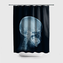 Шторка для душа Рентген головы, цвет: 3D-принт