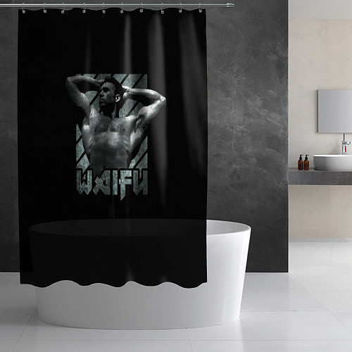 Шторка для ванной Billie Waifu / 3D-принт – фото 2