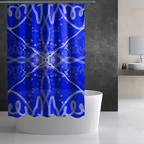 Шторка для ванной Сложный орнамент / 3D-принт – фото 2