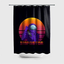 Шторка для душа Impostor, цвет: 3D-принт