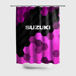 Шторка для ванной Suzuki pro racing: символ сверху