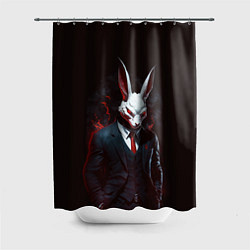 Шторка для душа Devil rabbit, цвет: 3D-принт