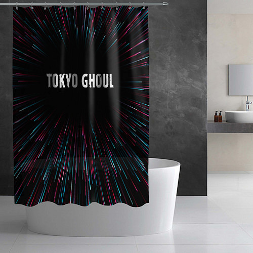Шторка для ванной Tokyo Ghoul infinity / 3D-принт – фото 2