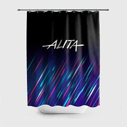 Шторка для душа Alita stream, цвет: 3D-принт