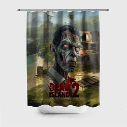 Шторка для душа Zombie dead island 2, цвет: 3D-принт