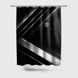 Шторка для душа Volkswagen sign, цвет: 3D-принт