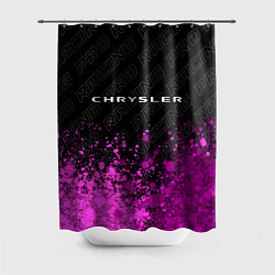 Шторка для ванной Chrysler pro racing: символ сверху