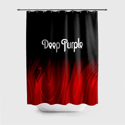 Шторка для душа Deep Purple red plasma, цвет: 3D-принт