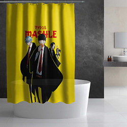 Шторка для душа Magic And Muscles, цвет: 3D-принт — фото 2