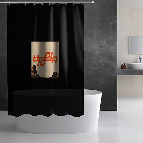 Шторка для ванной Трэвис Скотт - utopia / 3D-принт – фото 2