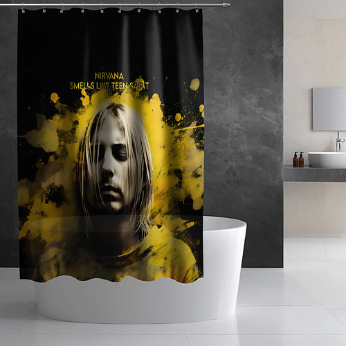Шторка для ванной Nirvana Graffiti / 3D-принт – фото 2