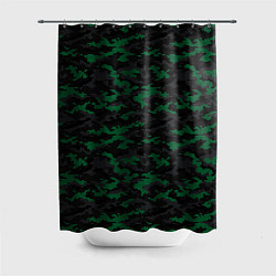 Шторка для душа Точечный камуфляжный узор Spot camouflage pattern, цвет: 3D-принт