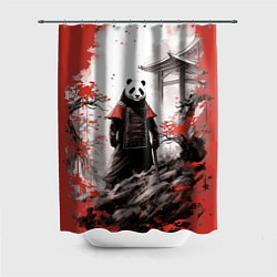Шторка для душа Panda samurai, цвет: 3D-принт