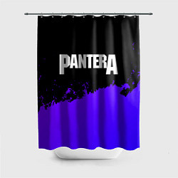 Шторка для душа Pantera purple grunge, цвет: 3D-принт