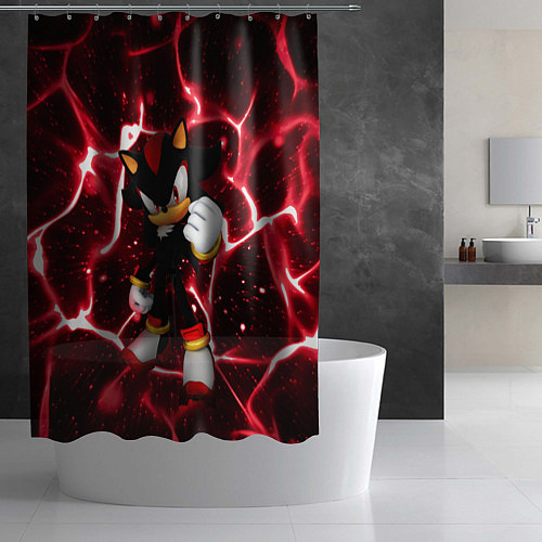 Шторка для ванной Shadow the Hedgehog / 3D-принт – фото 2