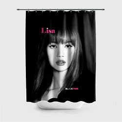 Шторка для душа Blackpink Lisa Portrait, цвет: 3D-принт