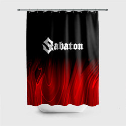 Шторка для ванной Sabaton red plasma