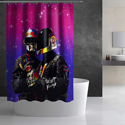 Шторка для душа Daft Punk Discovery, цвет: 3D-принт — фото 2