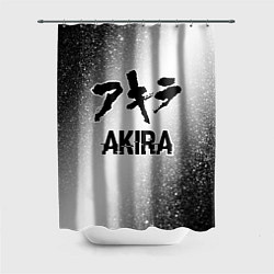 Шторка для душа Akira glitch на светлом фоне, цвет: 3D-принт