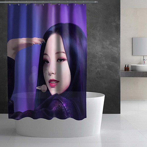 Шторка для ванной Ю Джи Мин - Aespa / 3D-принт – фото 2