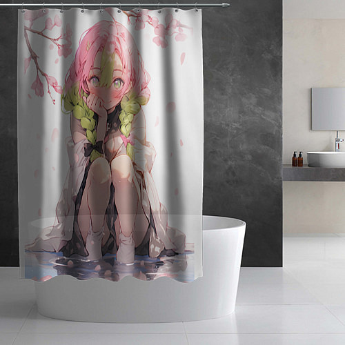 Шторка для ванной Mitsuri-tan / 3D-принт – фото 2