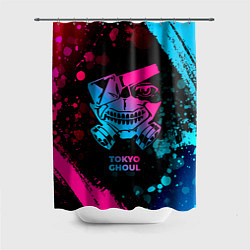 Шторка для душа Tokyo Ghoul - neon gradient, цвет: 3D-принт