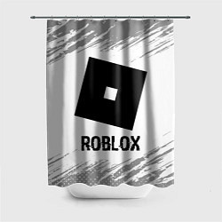 Шторка для душа Roblox glitch на светлом фоне, цвет: 3D-принт