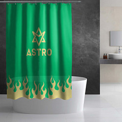 Шторка для душа Astro fire, цвет: 3D-принт — фото 2