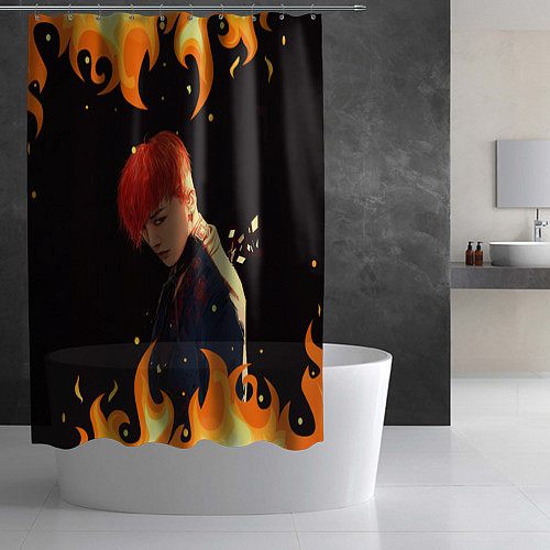 Шторка для ванной G-Dragon BigBang / 3D-принт – фото 2