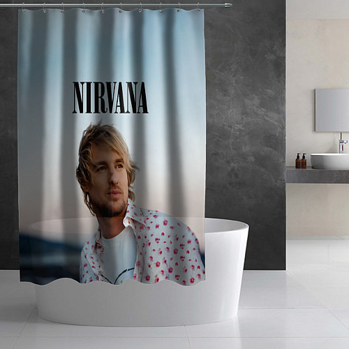 Шторка для ванной Тру фанат Nirvana / 3D-принт – фото 2