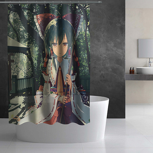 Шторка для ванной Touhou Project Reimu Hakurei / 3D-принт – фото 2