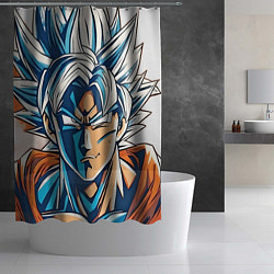 Шторка для душа Goku, цвет: 3D-принт — фото 2