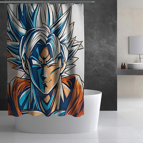 Шторка для ванной Goku / 3D-принт – фото 2