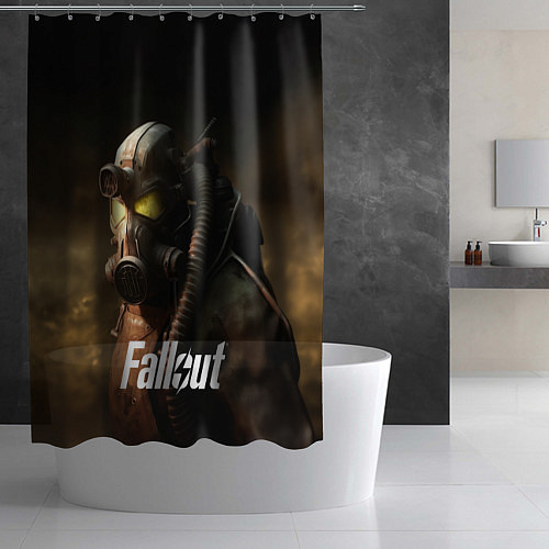 Шторка для ванной Fallout game / 3D-принт – фото 2