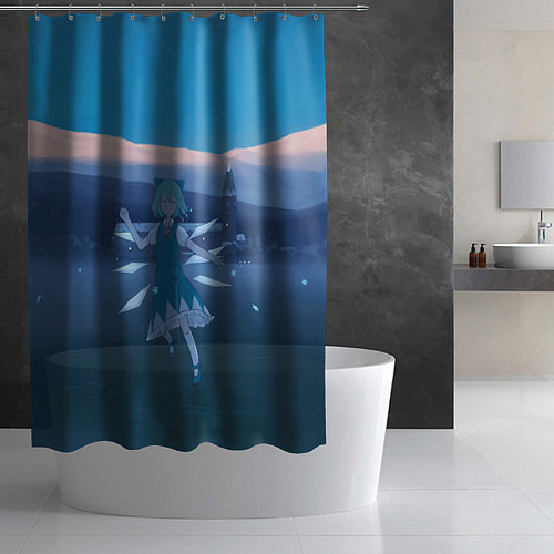 Шторка для ванной Touhou Project Cirno Тируно 9 / 3D-принт – фото 2