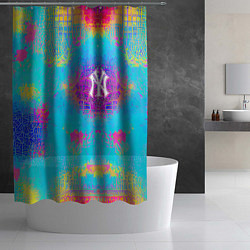 Шторка для душа New York Yankees - baseball team - logo, цвет: 3D-принт — фото 2