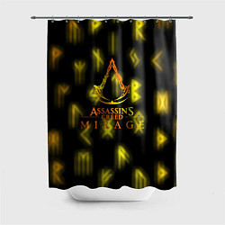 Шторка для душа Assasins Creed mirage, цвет: 3D-принт