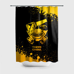 Шторка для душа Tokyo Ghoul - gold gradient, цвет: 3D-принт