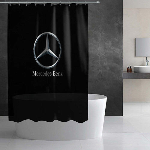 Шторка для ванной Mercedes-benz sport auto / 3D-принт – фото 2