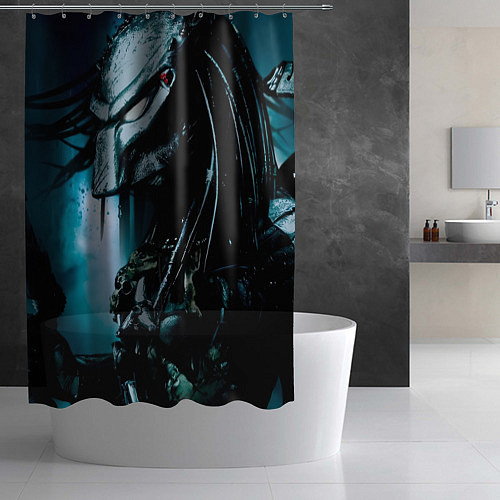 Шторка для ванной Хищник Кельтик / 3D-принт – фото 2