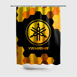 Шторка для душа Yamaha - gold gradient, цвет: 3D-принт