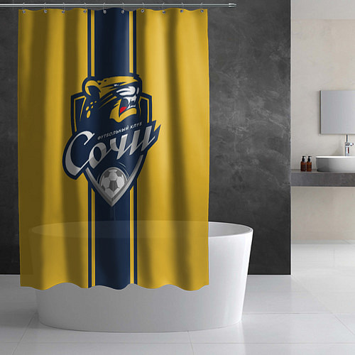 Шторка для ванной FC Sochi - Сочи / 3D-принт – фото 2
