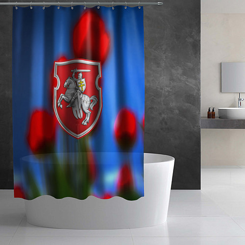 Шторка для ванной Belarus summer / 3D-принт – фото 2