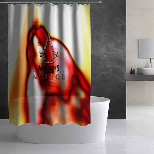 Шторка для ванной Assassins Creed mirage exclusive / 3D-принт – фото 2