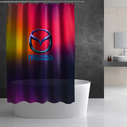Шторка для душа Mazda gradient, цвет: 3D-принт — фото 2