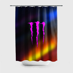 Шторка для душа Monster energy gradient color, цвет: 3D-принт