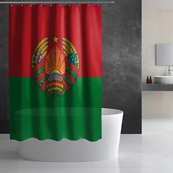 Шторка для душа Республика Беларусь, цвет: 3D-принт — фото 2