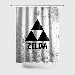Шторка для ванной Zelda glitch на светлом фоне