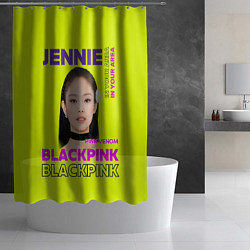 Шторка для душа Jennie - певица Blackpink, цвет: 3D-принт — фото 2