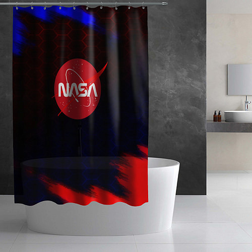 Шторка для ванной Nasa star / 3D-принт – фото 2